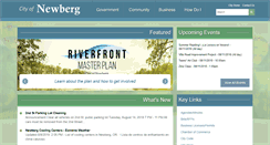 Desktop Screenshot of newbergoregon.gov